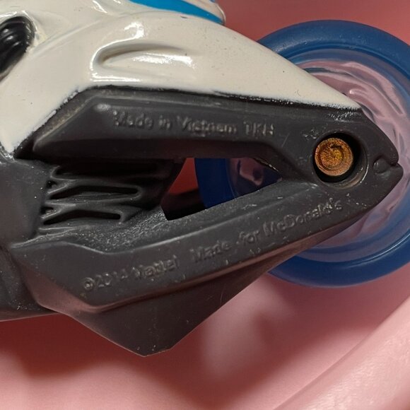 Max Steel McDonald's Happy Meal White Street Bike Motorcycle Toy 4in (SKU: 14TO) - Picture 5 of 5